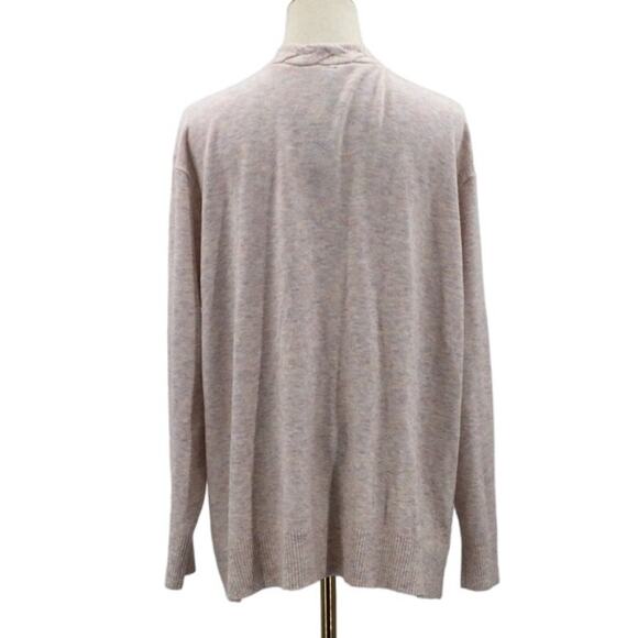 TORRID SZ 2 2X cream oatmeal heather light weight  cardigan sweater NWT B83 - Picture 3 of 7